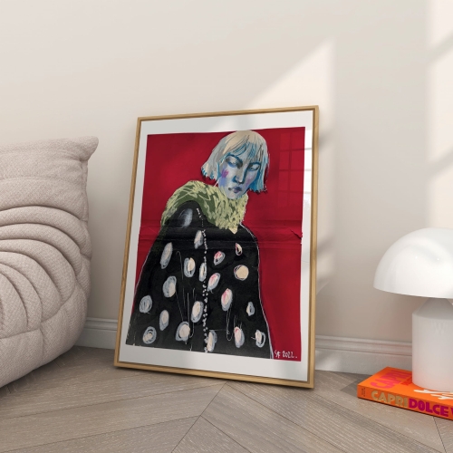 BALENCIAGA DOT DRESS PORTRAIT.jpg