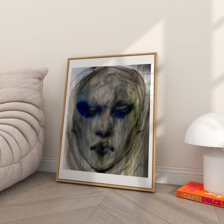PORTRAIT IN GREEN AND COBALT BLUE.jpg