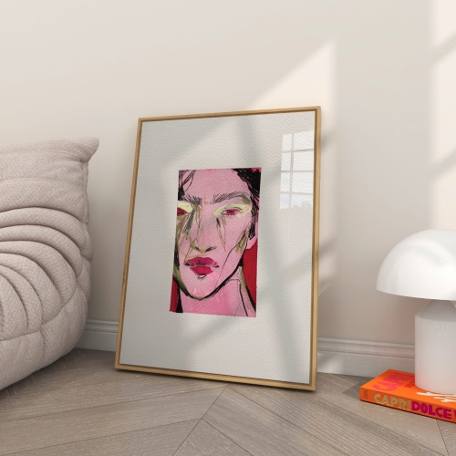 PORTRAIT IN PINK RED AND LIME.jpg